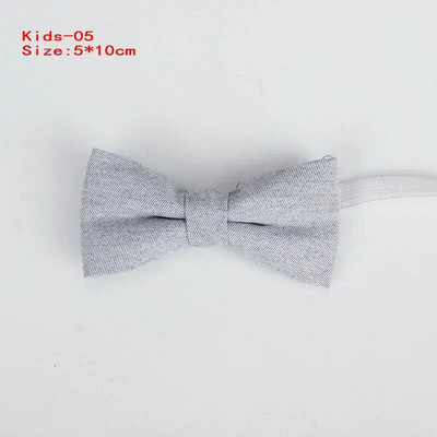 Nou-nouț bărbați modă papion bumbac fluture cravată roșu albastru roz solid copii papion smoking părinți copii funde fluture masculin