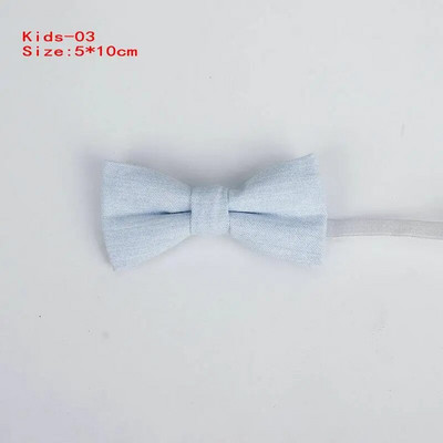 Nou-nouț bărbați modă papion bumbac fluture cravată roșu albastru roz solid copii papion smoking părinți copii funde fluture masculin