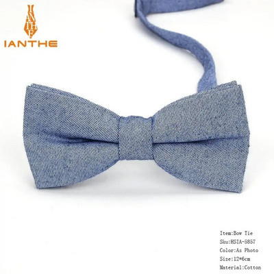 Nou-nouț bărbați modă papion bumbac fluture cravată roșu albastru roz solid copii papion smoking părinți copii funde fluture masculin