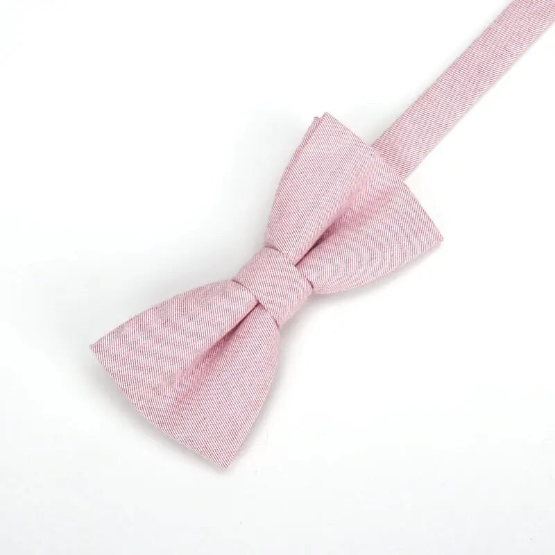 Nou-nouț bărbați modă papion bumbac fluture cravată roșu albastru roz solid copii papion smoking părinți copii funde fluture masculin