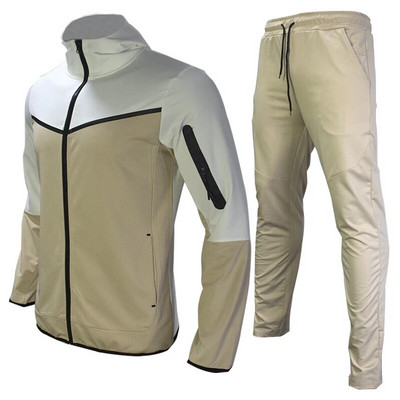Europa America Costum de trening pentru bărbați Hanoră cu glugă din bumbac Pantaloni de trening stretch Set sport Îmbrăcăminte Îmbrăcăminte de antrenament Palton de bună calitate Costum casual