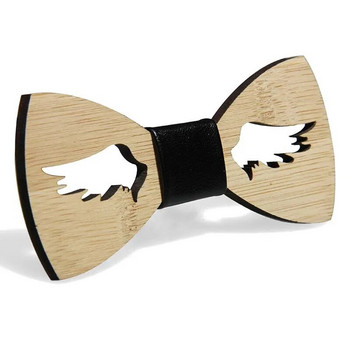 Нови мъжки класически бамбукови дървени модни папийонки Лазерно изрязани дървени момчета с кухи пеперуди с лък възли Gravatas Cravat For Man вратовръзки