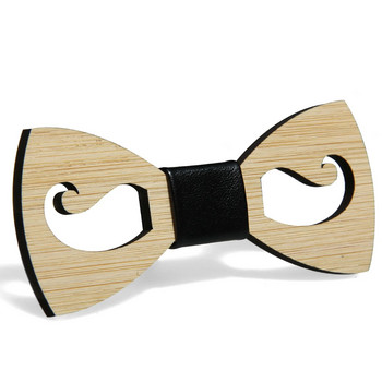 Νέα ανδρικά κλασικά παπιγιόν από ξύλο μπαμπού με λέιζερ Ξύλινα για αγόρια κούφια παπιγιόν κόμποι Gravatas Cravat For Man