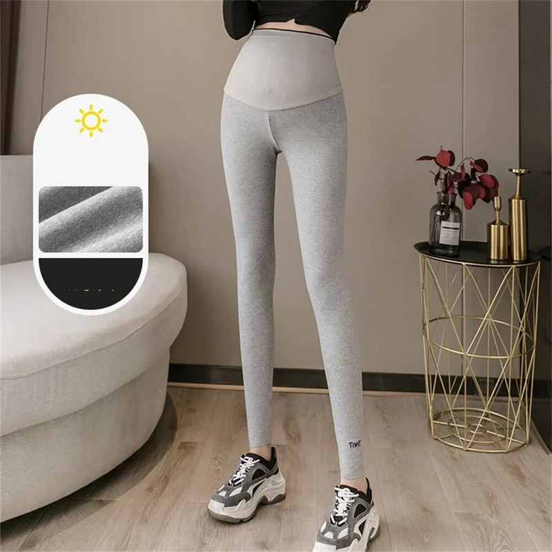 2023, toamnă iarnă, fără sudură, gros, cald, catifea, pantaloni de rechin, jambiere de maternitate, pantaloni casual de yoga, femei însărcinate, sarcină