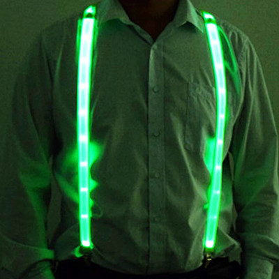 Ζαρτιέρες LED Φωτιστικό LED Παπιγιόν Φωτιζόμενες με κλιπ ζώνης με τιράντες Vintage καινοτόμο ελαστική ρυθμιζόμενη ανάρτηση για Club Patry