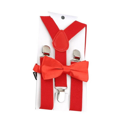 Dječji tregeri s leptir-mašnom Modni dječji komplet leptir-kravata Naramenice za dječake Podesive naramenice za bebe Vjenčane kravate Dodaci