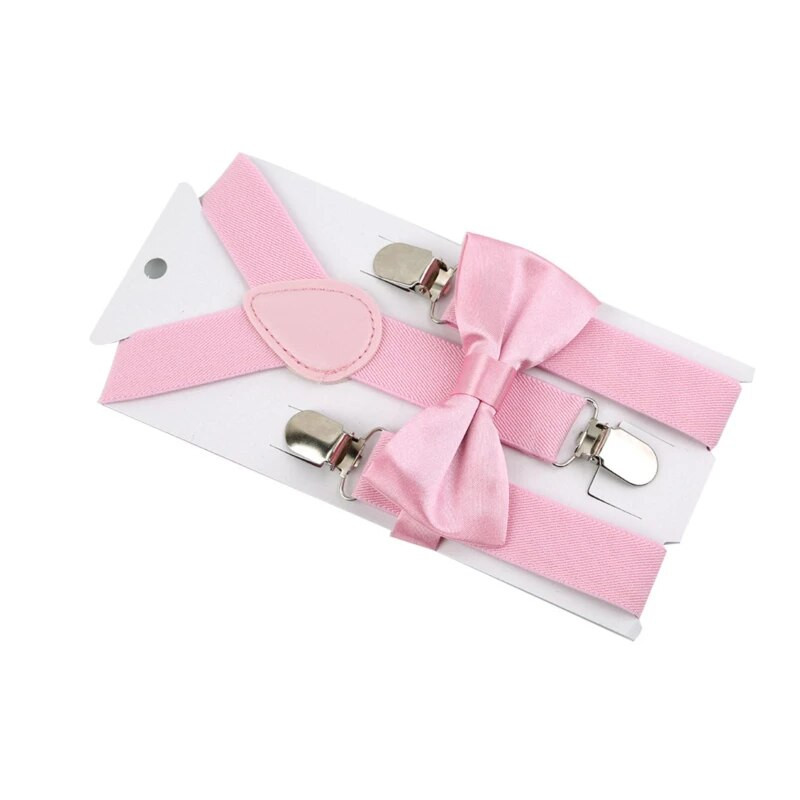 Dječji tregeri s leptir-mašnom Modni dječji komplet leptir-kravata Naramenice za dječake Podesive naramenice za bebe Vjenčane kravate Dodaci