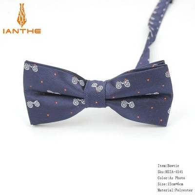 Potpuno novi stil muške leptir-mašne iz crtanih filmova za muškarce Poliester Jacquard leptir-mašna sa životinjama Vjenčana poslovna odijela Leptir-mašne Gravatas leptir