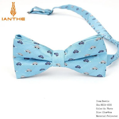 Potpuno novi stil muške leptir-mašne iz crtanih filmova za muškarce Poliester Jacquard leptir-mašna sa životinjama Vjenčana poslovna odijela Leptir-mašne Gravatas leptir