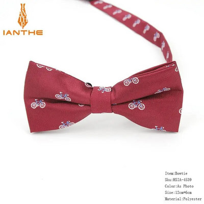 Potpuno novi stil muške leptir-mašne iz crtanih filmova za muškarce Poliester Jacquard leptir-mašna sa životinjama Vjenčana poslovna odijela Leptir-mašne Gravatas leptir