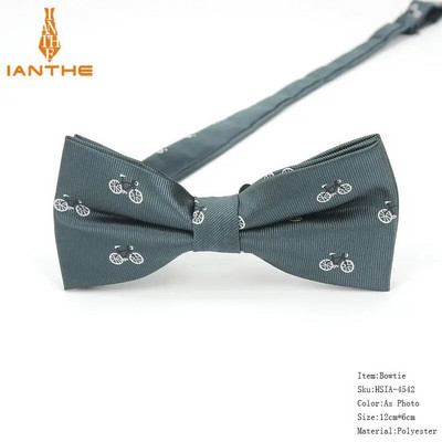 Potpuno novi stil muške leptir-mašne iz crtanih filmova za muškarce Poliester Jacquard leptir-mašna sa životinjama Vjenčana poslovna odijela Leptir-mašne Gravatas leptir