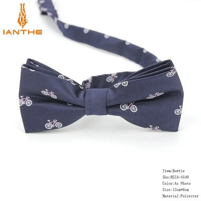 Potpuno novi stil muške leptir-mašne iz crtanih filmova za muškarce Poliester Jacquard leptir-mašna sa životinjama Vjenčana poslovna odijela Leptir-mašne Gravatas leptir