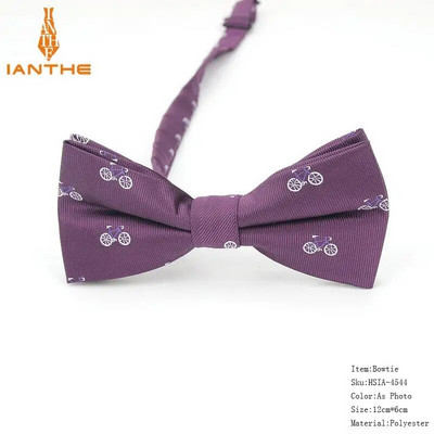 Potpuno novi stil muške leptir-mašne iz crtanih filmova za muškarce Poliester Jacquard leptir-mašna sa životinjama Vjenčana poslovna odijela Leptir-mašne Gravatas leptir