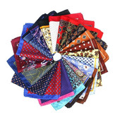 Nove modne muške maramice s džepnim kvadratom, popularne 32 X 32 cm velike muške maramice na prsima s paisley točkama za vjenčanje, muška odijela maramice