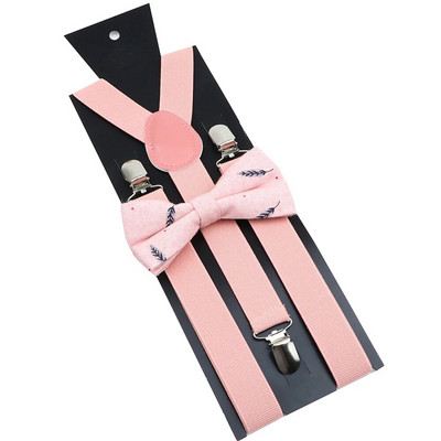 Seturi de bretele cu papion din bumbac, roșu vin, albastru, bretele elastice bărbați, femei, curele fluture, costum de nuntă, accesorii pentru fustă, cadou