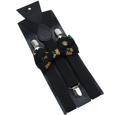 Seturi de bretele cu papion din bumbac, roșu vin, albastru, bretele elastice bărbați, femei, curele fluture, costum de nuntă, accesorii pentru fustă, cadou