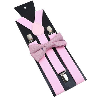 Seturi de bretele cu papion din bumbac, roșu vin, albastru, bretele elastice bărbați, femei, curele fluture, costum de nuntă, accesorii pentru fustă, cadou