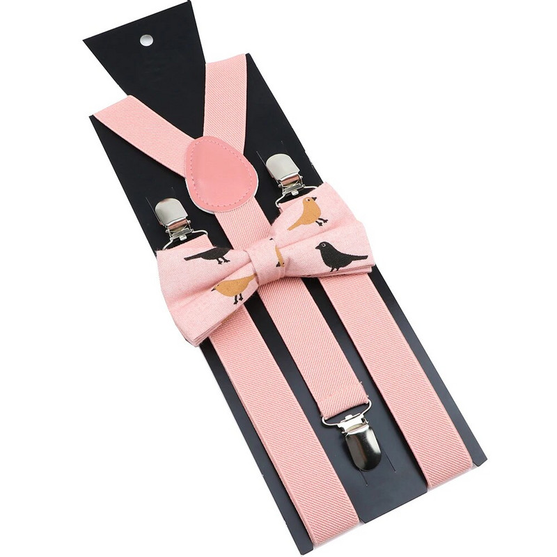 Seturi de bretele cu papion din bumbac, roșu vin, albastru, bretele elastice bărbați, femei, curele fluture, costum de nuntă, accesorii pentru fustă, cadou