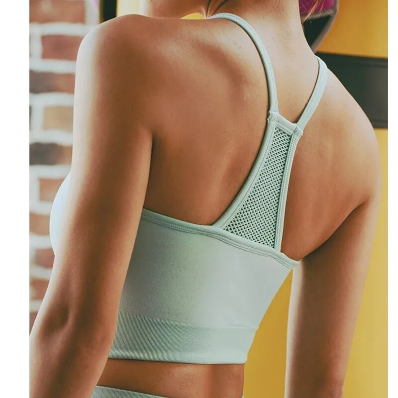 2 bucăți/set costum de yoga pentru femei, fără sudură, pentru antrenament cu elasticitate înaltă, set sport, respirabil, cu talie înaltă, costum de sport, sexy, pentru alergare.