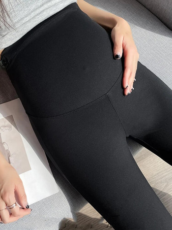 Клинове за бременни за бременни жени Йога клоширани панталони с висока талия Бременни дрехи