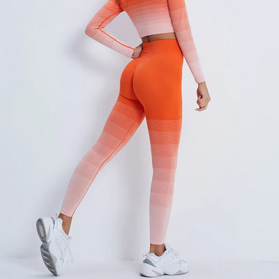 Gradient komplet odijela za treniranje sportske hlače Odjeća Odjeća za fitness Kompleti za jogu u teretani Trenirke Kompleti od 2 dijela ženska odjeća Set za vježbanje