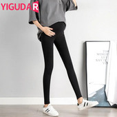 Kismama Leggings Állítható derekú Terhes nők Terhesség fotózás Ruhák Nadrág Premama Enceinte Puha Vékony nadrág