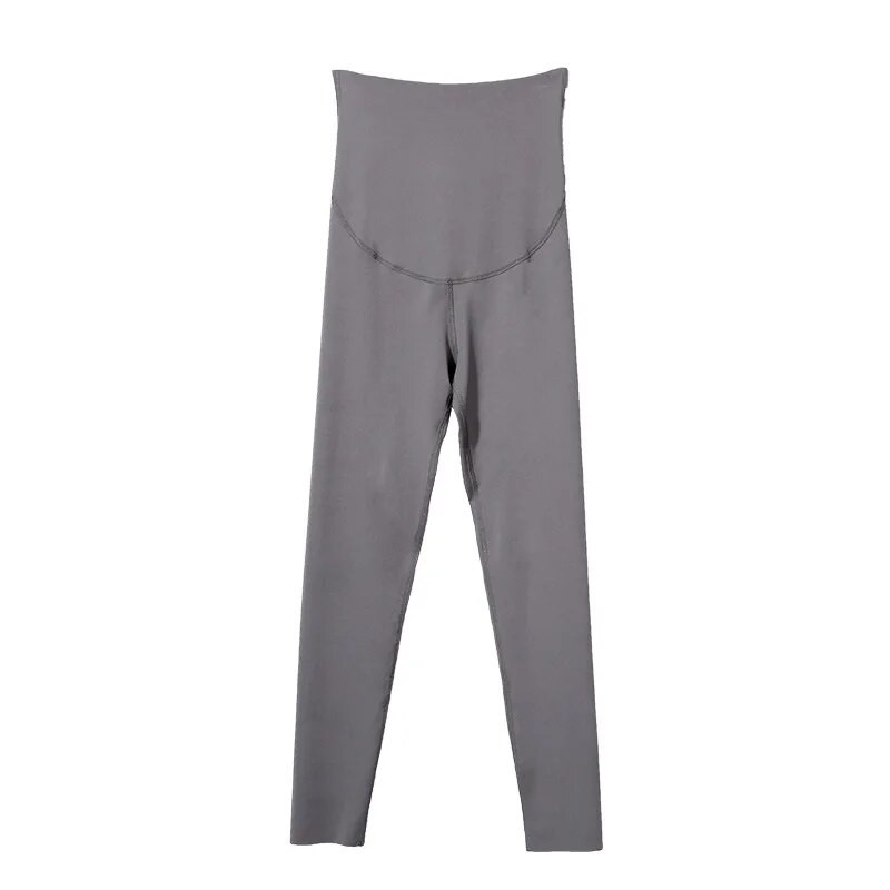 Nėščia moteris Plonos antblauzdžiai Kelnės Elastingos Motinystės aukšto juosmens kelnės Antblauzdžiai Ploni minkštos medvilninės kelnės Nėštumo rūbai Didesnio dydžio