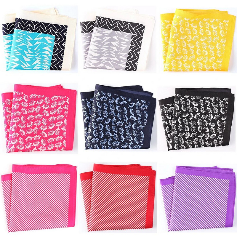 Tailor Smith 100 % šilko margintas kišeninis kvadratas Naujas mados trikampis išgalvotas stilius nosinė Prabangus vyriškas Populiarus rankinės aksesuaras