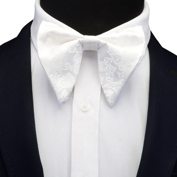 GUSLESON Fashion Paisley Папийонка за мъже, жени, класическа голяма папийонка за парти, сватба, панделка, възрастни мъжки папийонки, вратовръзки, червена вратовръзка