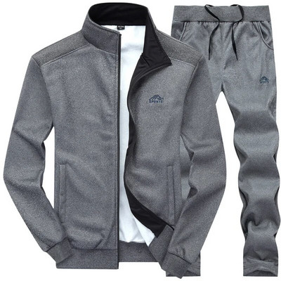 Trening pentru bărbați supradimensionat, 6XL, costum de jogging, broderie, pulovere, costum, îmbrăcăminte sport pentru bărbați, costume pentru bărbați, costum de gimnastică, A0F3688