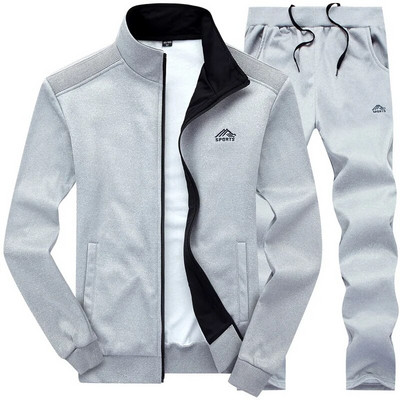 Trening pentru bărbați supradimensionat, 6XL, costum de jogging, broderie, pulovere, costum, îmbrăcăminte sport pentru bărbați, costume pentru bărbați, costum de gimnastică, A0F3688