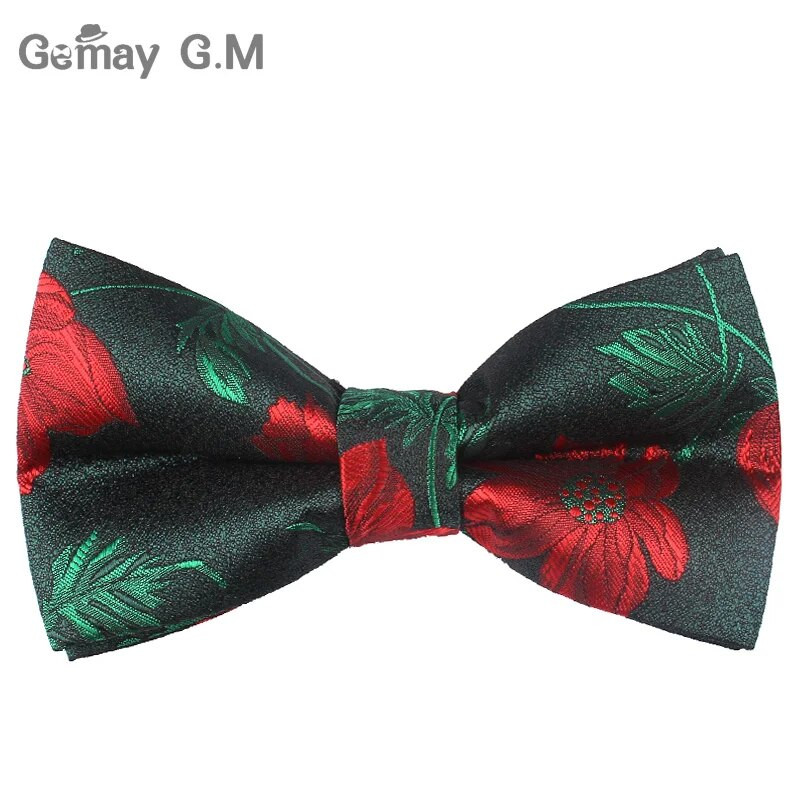 Ανδρικό παπιγιόν Κλασικό πουκάμισο παπιγιόν για άντρες Επαγγελματικός γάμος παπιγιόν για ενήλικες Floral παπιγιόν κοστούμια πεταλούδας Cravats παπιγιόν