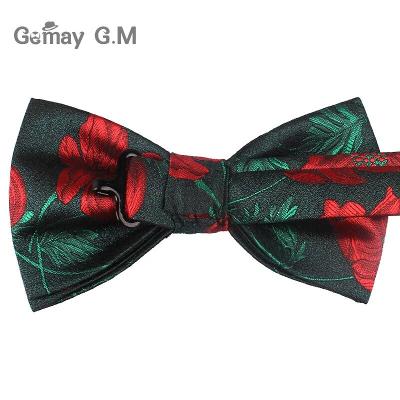 Ανδρικό παπιγιόν Κλασικό πουκάμισο παπιγιόν για άντρες Επαγγελματικός γάμος παπιγιόν για ενήλικες Floral παπιγιόν κοστούμια πεταλούδας Cravats παπιγιόν