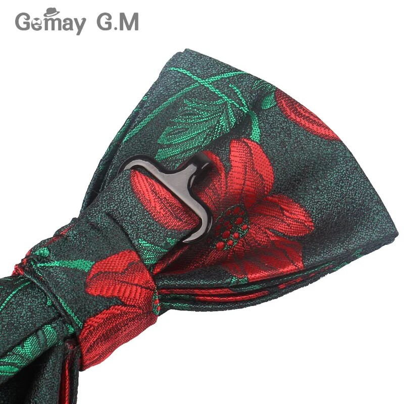 Ανδρικό παπιγιόν Κλασικό πουκάμισο παπιγιόν για άντρες Επαγγελματικός γάμος παπιγιόν για ενήλικες Floral παπιγιόν κοστούμια πεταλούδας Cravats παπιγιόν