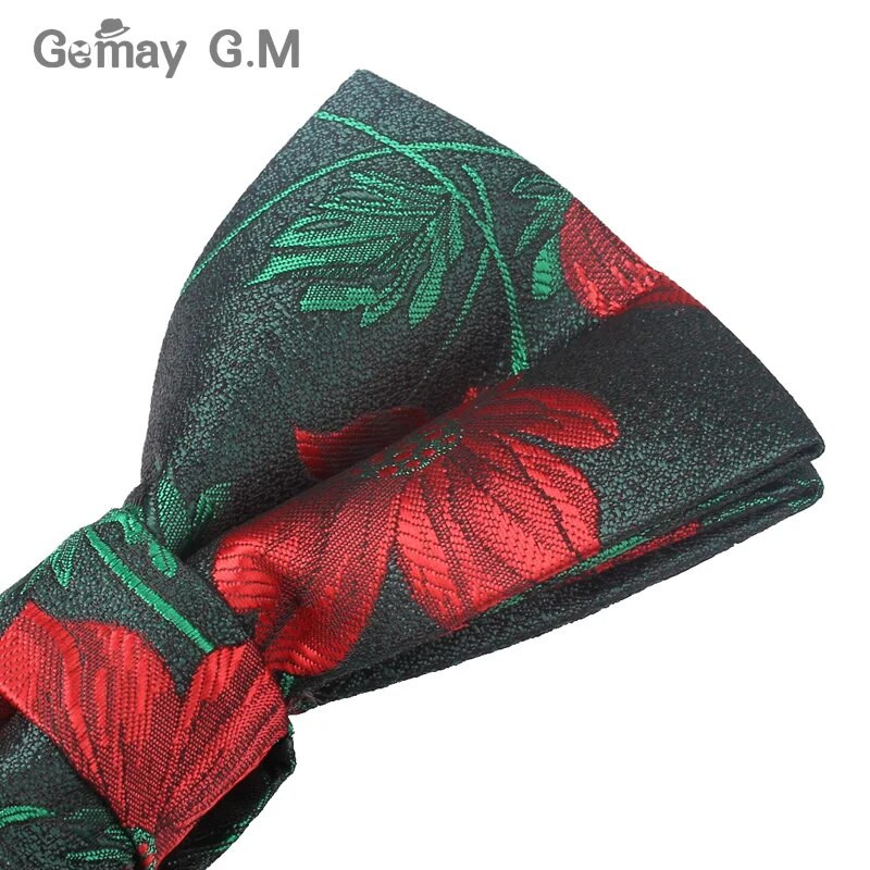 Ανδρικό παπιγιόν Κλασικό πουκάμισο παπιγιόν για άντρες Επαγγελματικός γάμος παπιγιόν για ενήλικες Floral παπιγιόν κοστούμια πεταλούδας Cravats παπιγιόν