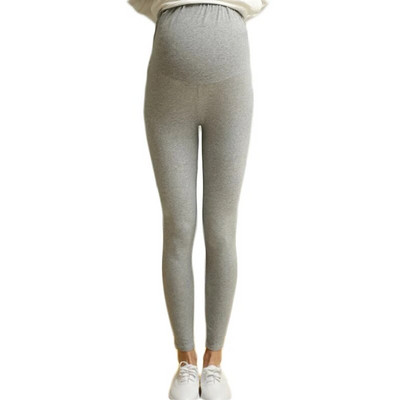 Tavaszi őszi magas derekú kismama leggings terhes nők számára Pamut terhességi nadrág kismama alsó, jó sztreccs szövet