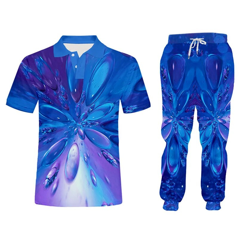 CJLM 3D majica s kapuljačom Blue Art Graphics Trenirka Zimska muška odjeća Polo majica s kapuljačom Jakna Sportsko odijelo Muž 2020.