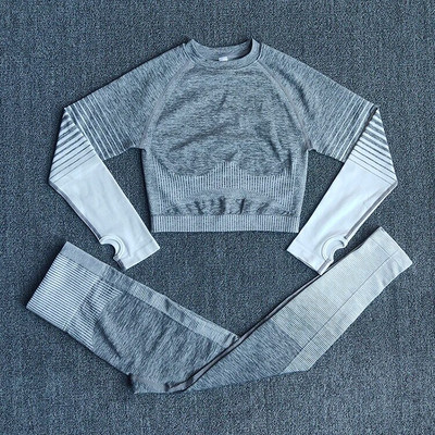 Set de yoga pentru femei fără cusuri