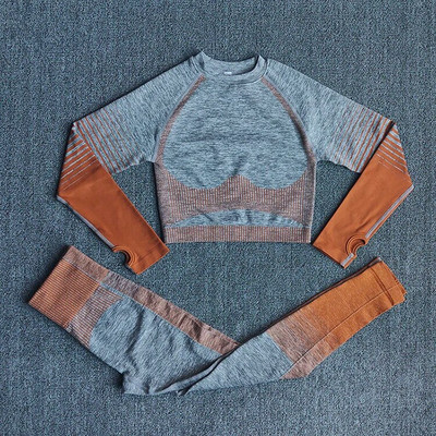 Set de yoga pentru femei fără cusuri