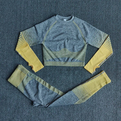 Set de yoga pentru femei fără cusuri