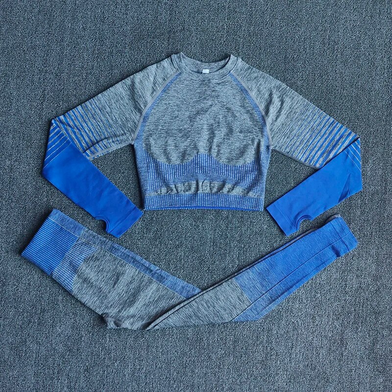 Set de yoga pentru femei fără cusuri