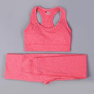 Bešavni set za jogu Odjeća za teretanu Ženska oprema za fitness Odjeća za vježbanje za žene Crop Top Sportski grudnjaci Tajice Žensko sportsko odijelo