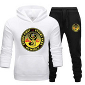 Seturi pentru bărbați Snake Cobra Kai, cu hanorace+pantaloni Harajuku, en-gros, costume sportive, hanorace ocazionale, trening, îmbrăcăminte sportivă