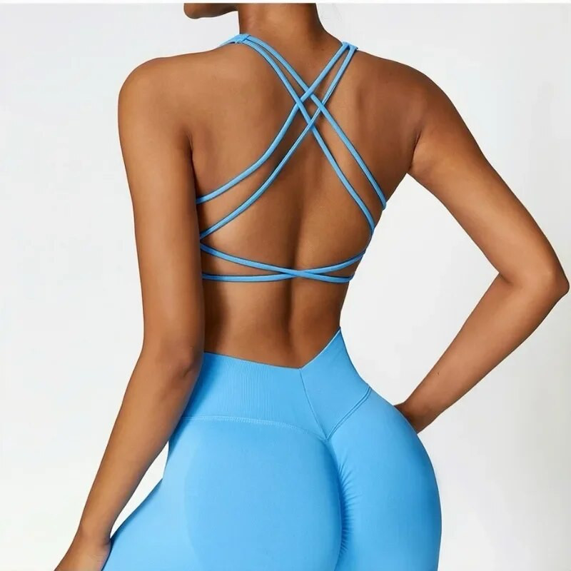 Jógakészlet 2 részes, zökkenőmentes bordás edzésruhák női sportmelltartó magas derekú rövidnadrág jóga leggings öltöny fitnesz edzőterem ruházat