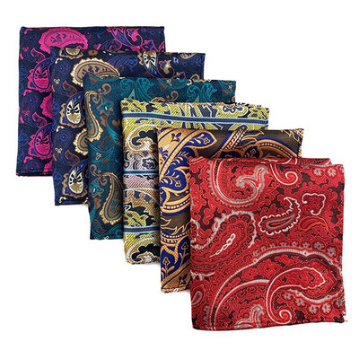 Vīriešu zīmola kabatas dvielis poliestera kabatlakats šalles vintage izšuvumi ar ziediem apdrukāti kabatas kvadrātveida kāzu Hankies fit jaka