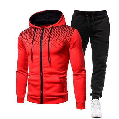 2024 Seturi pentru bărbați Hanorace+pantaloni Costume sportive de toamnă și iarnă Hanorace casual Trening Îmbrăcăminte sport Logo personalizat