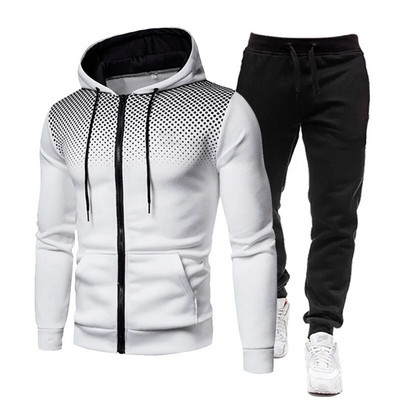 2024 Seturi pentru bărbați Hanorace+pantaloni Costume sportive de toamnă și iarnă Hanorace casual Trening Îmbrăcăminte sport Logo personalizat