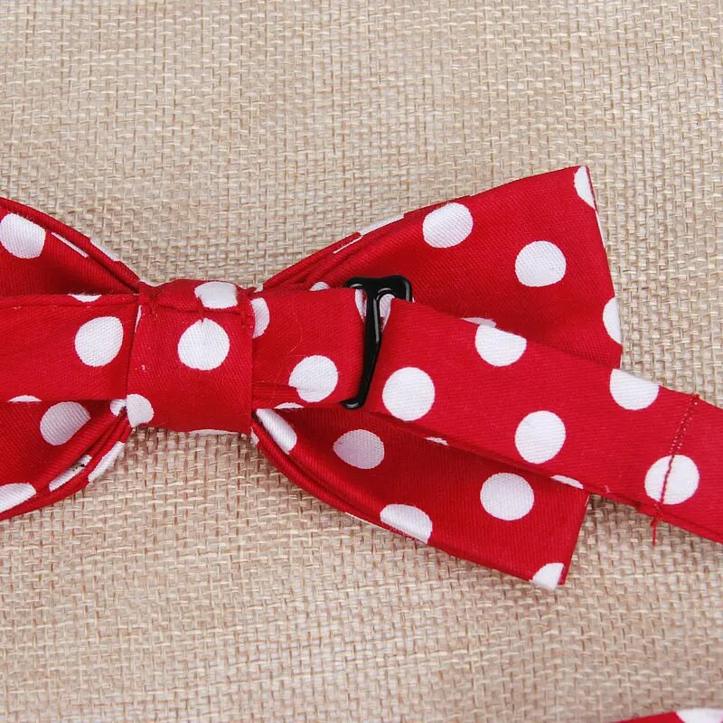 Karšti nauji vyriški peteliškės kaklaraiščiai Klasikiniai taškeliai peteliškės vestuvių vakarėliui Mada Atsitiktinis vyras Verslo taškeliai peteliškės Cravat