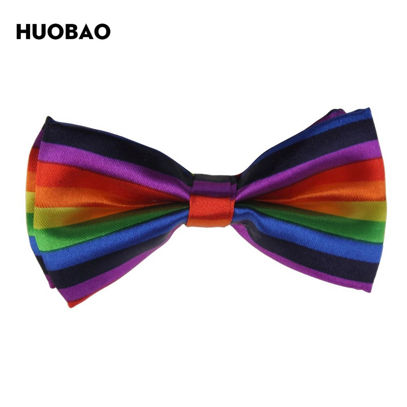 Μόδα HUOBAO 2019 Σετ πολύχρωμες ριγέ ζαρτιέρες και παπιγιόν για παιδιά