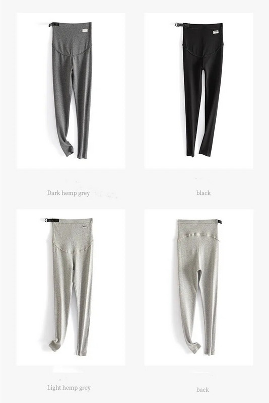 Moteriškos kelnės rudens pavasario aukštu juosmeniu medvilniniai antblauzdžiai nėščiai moteriai mamai Motinystės rūbai nėštumui